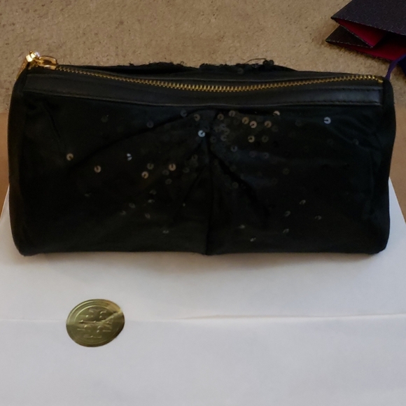 Tory Burch Satin Clutch - Picture 1 of 10